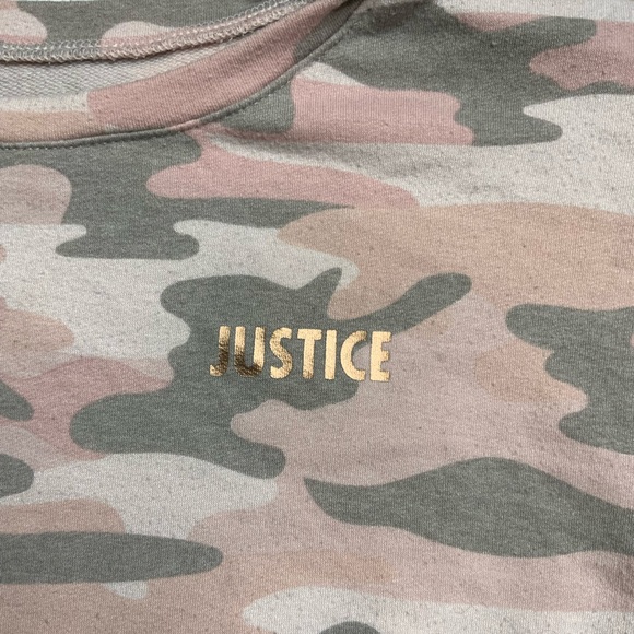 Camouflage Justice Active Cropped Crew Neck Sweater - Picture 3 of 6